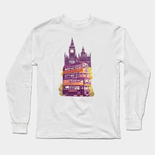 Magical Triple Decker in London - Fantasy Long Sleeve T-Shirt